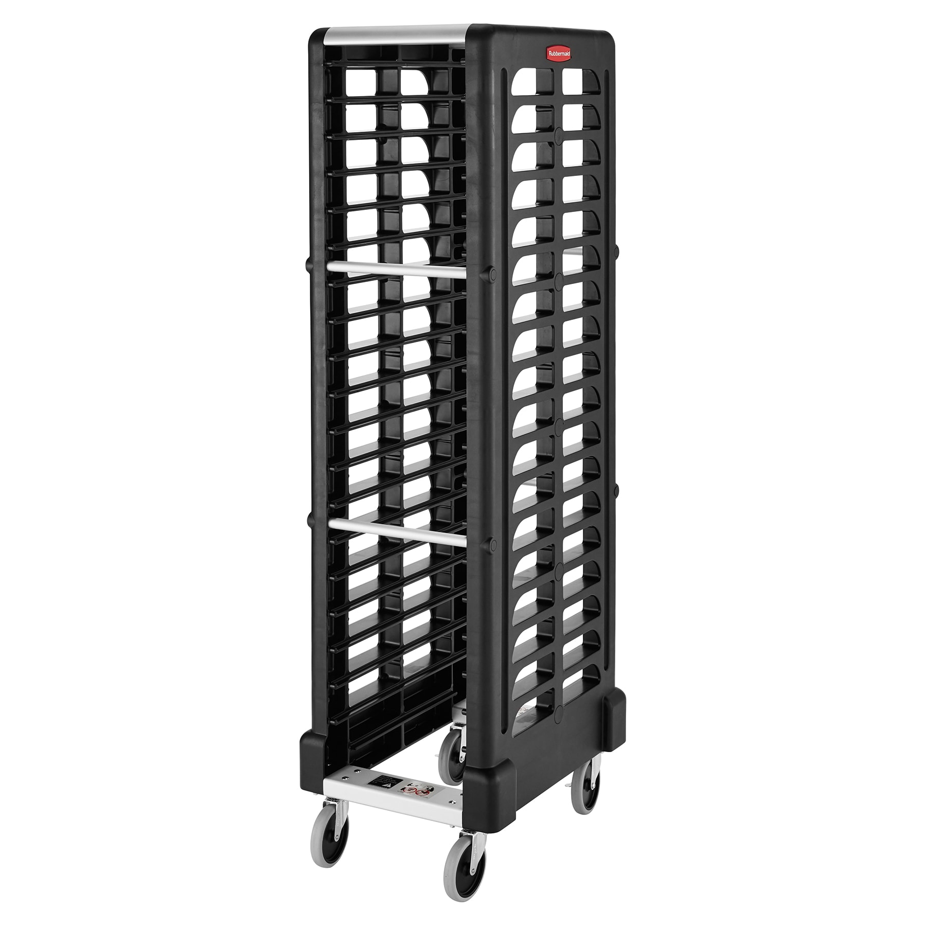 Rubbermaid FG331700BLA Max System 18-Slot End Loading Insert Pan Rack