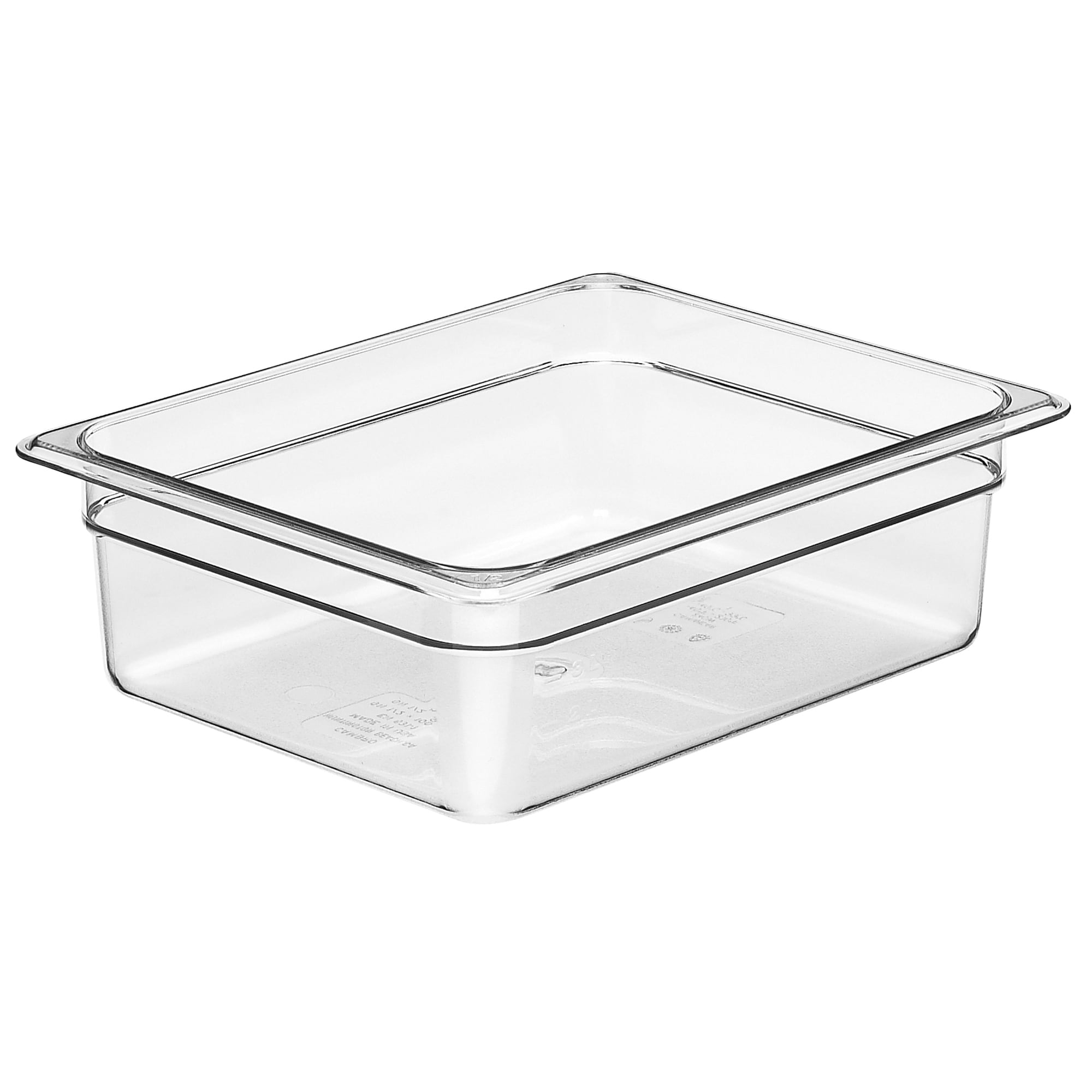 Cambro® 24CW135 Camwear® Clear Half Size x 4 Inch D Food Pan