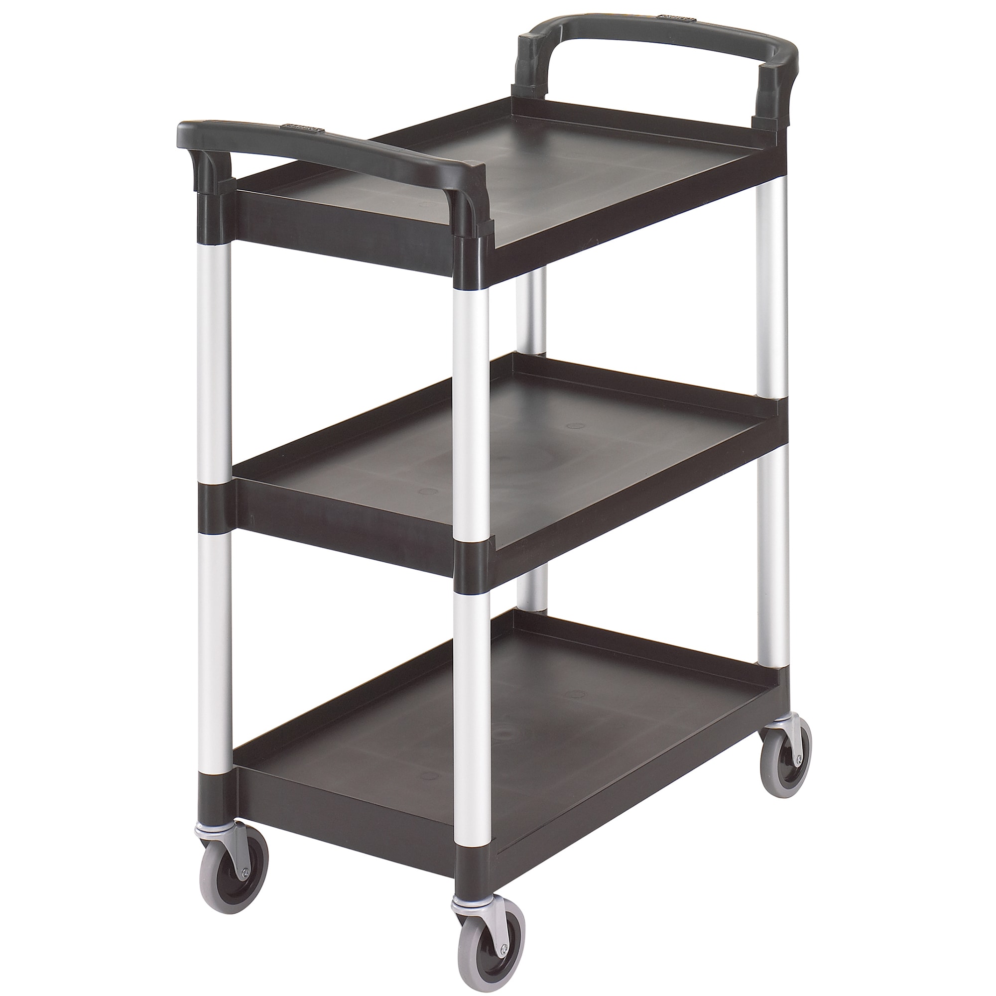 Cambro BC331KD110 Black 32-7/8 x 26-1/4 Knockdown Service Cart
