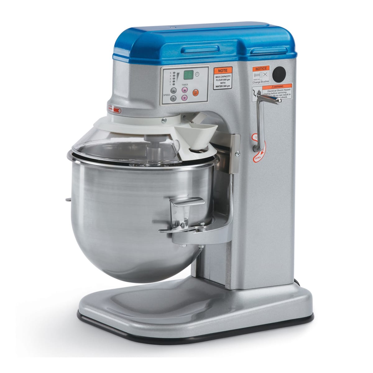 Vollrath® 40756 Countertop 5-Speed 10 Quart Mixer with Guard