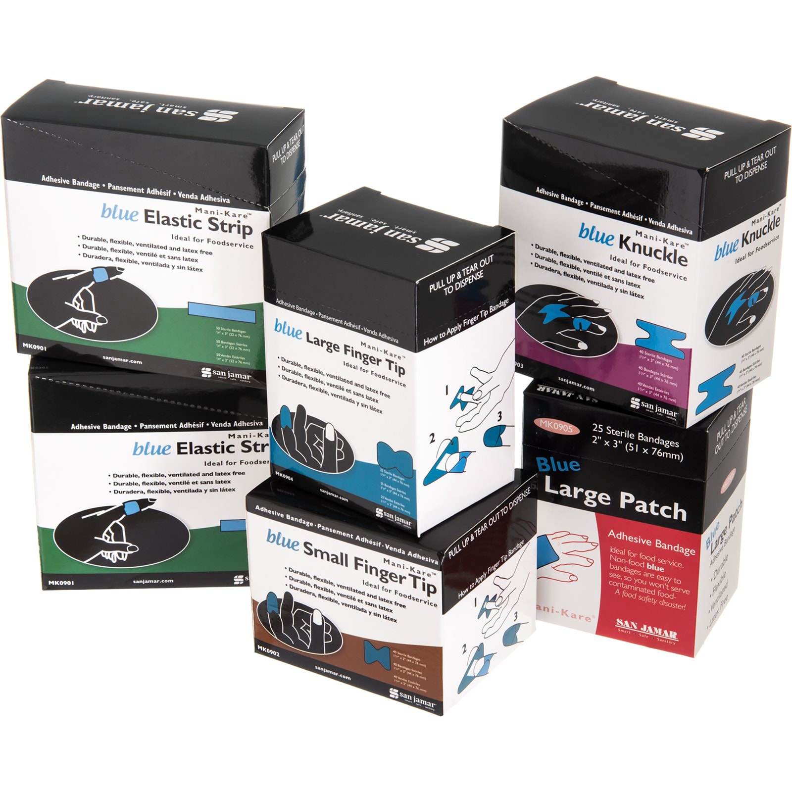 San Jamar Mani-Kare Bandages