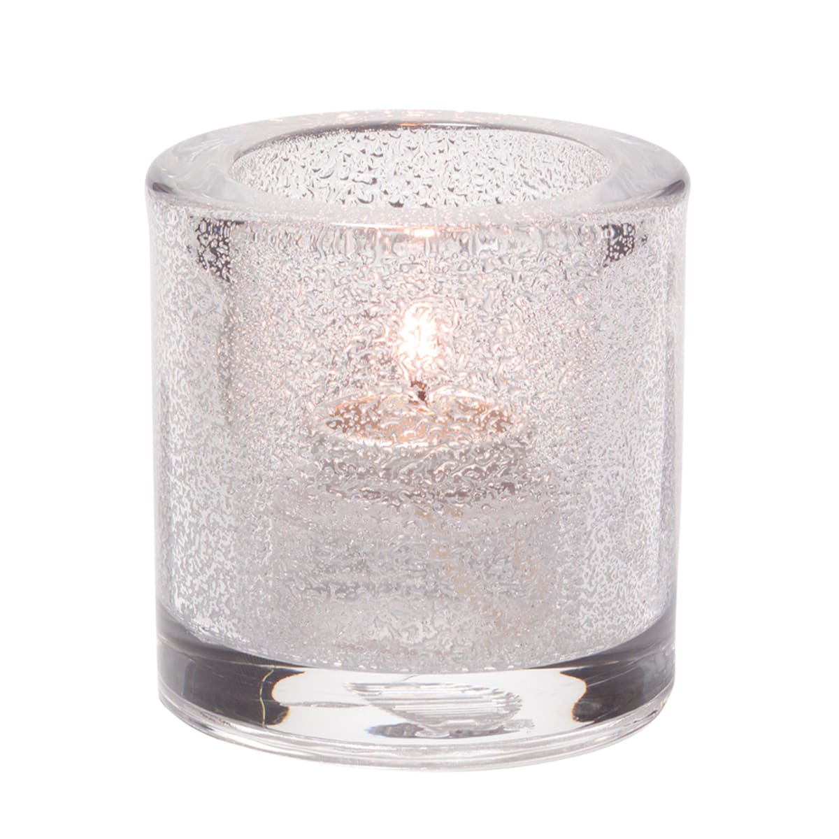 Hollowick® 5140CJ Clear Jewel Thick Glass Tealight Lamp
