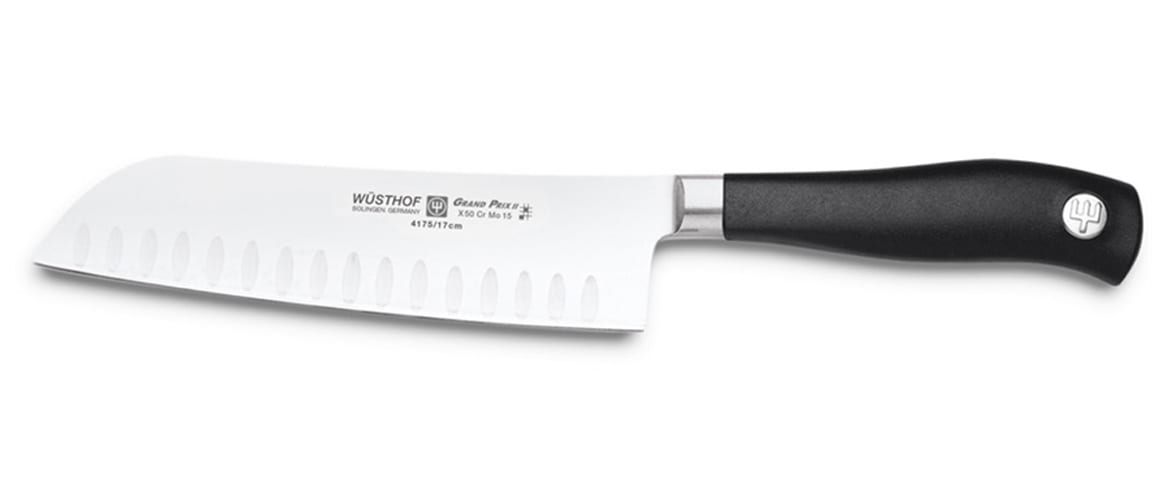 Wusthof-Trident Grand Prix II 7 In. Hollow Ground Santoku Knife