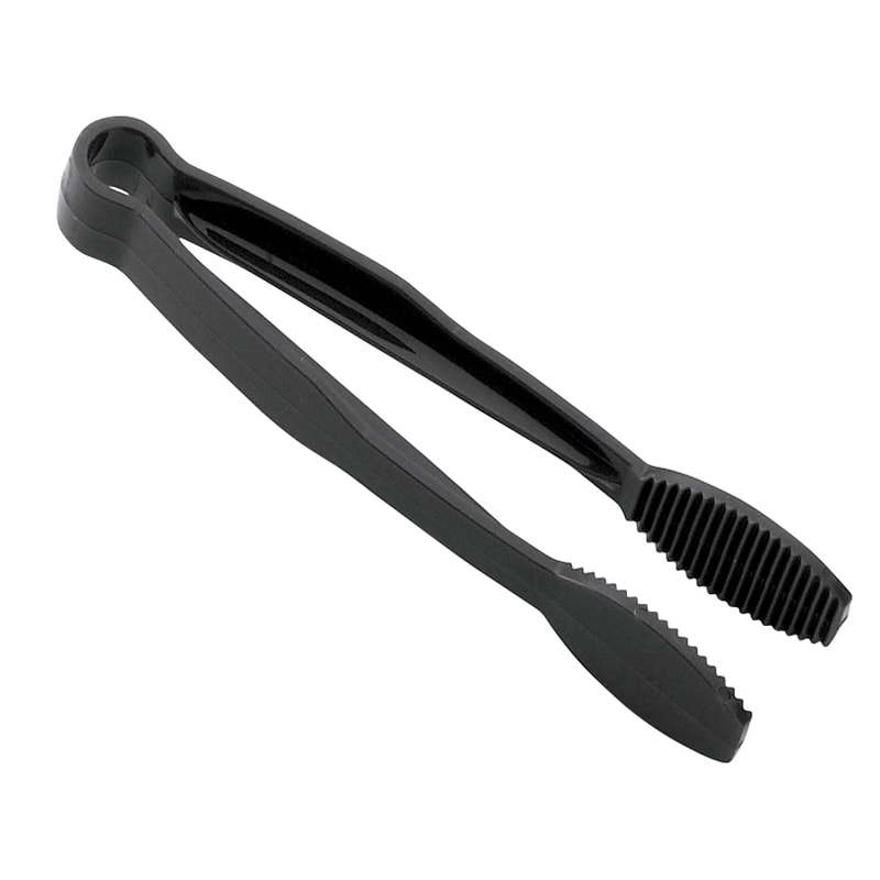 Cambro® TG6110 Black Camwear® Flat Grip 6 Inch Tongs