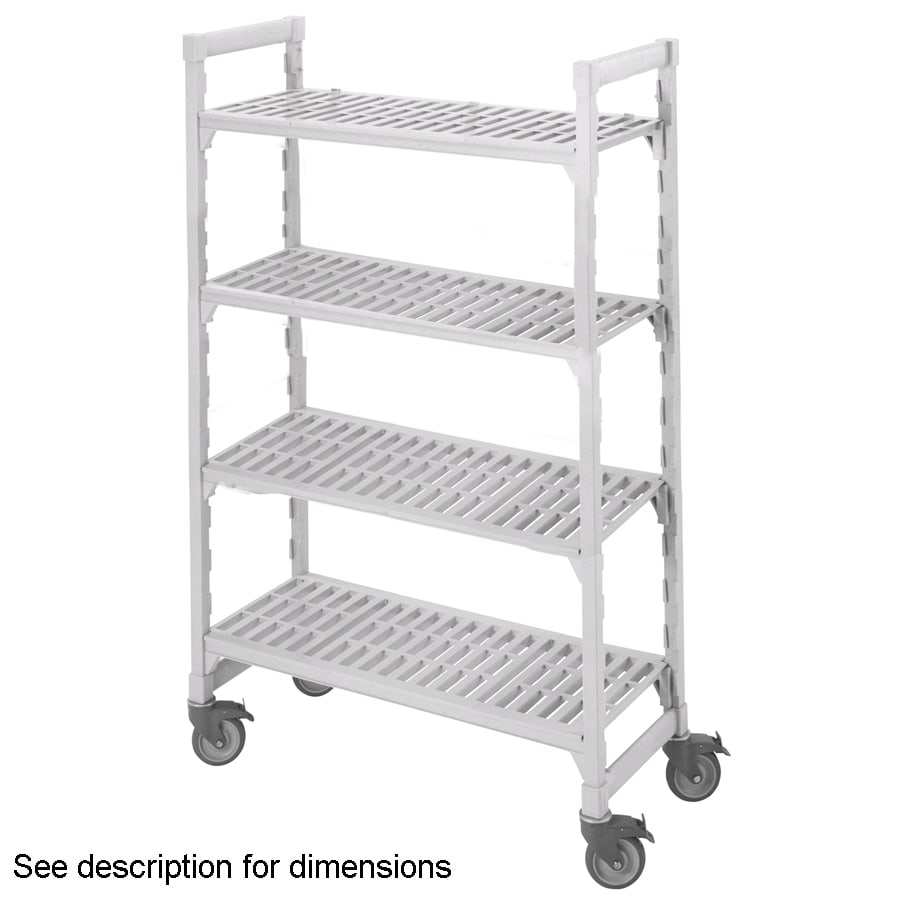 Cambro CPMU244867V4480 Camshelving Mobile 24 x48 4-Shelf Starter Unit