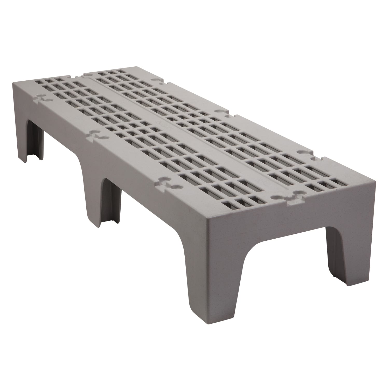 Cambro DRS600480 Sp. Gray 21 x 60 x 12 Slotted Top Dunnage Rack