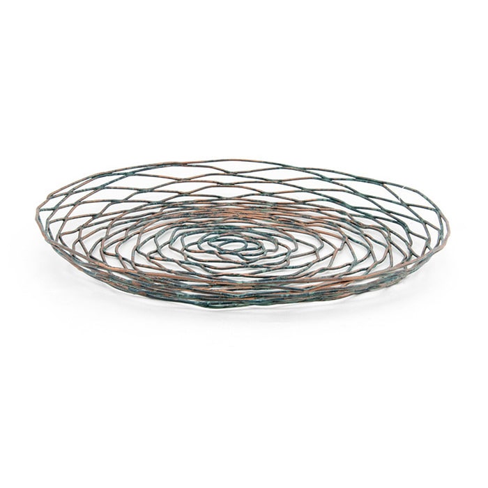 FOH® BPT029PTI22 Patina Wireware™ 12 Inch Plate