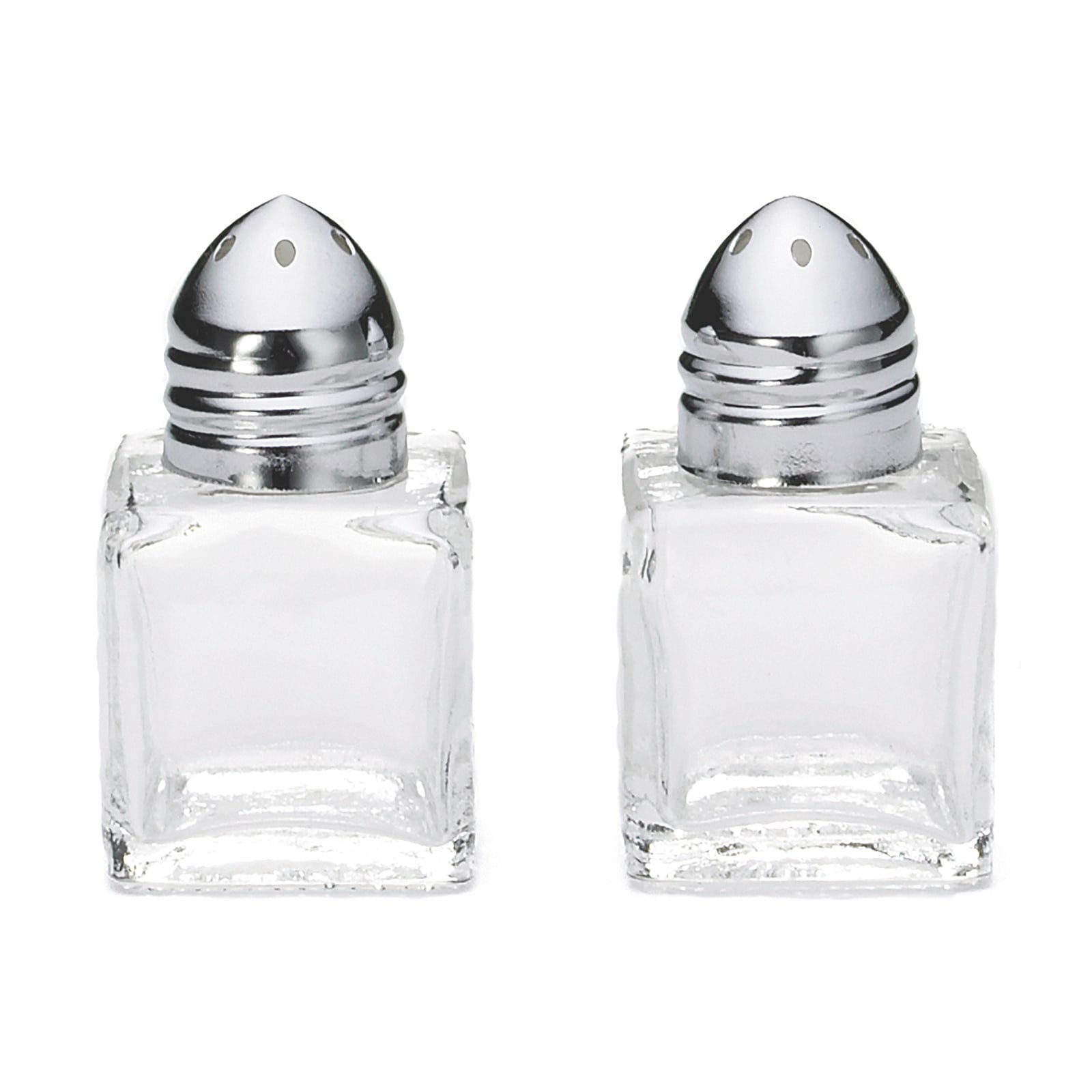 TableCraft Glass 0.5 Oz. Salt & Pepper Shakers