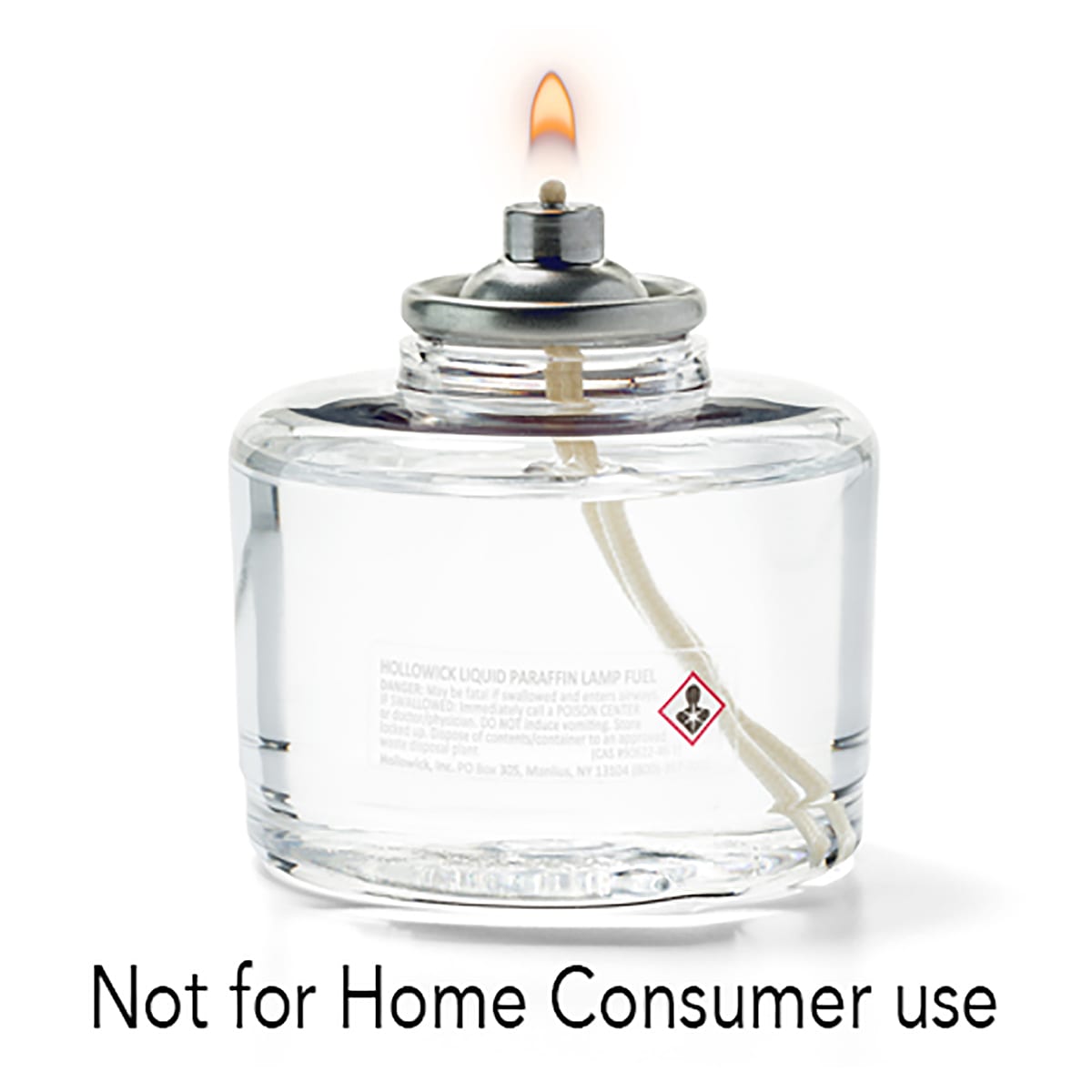 Hollowick® HD36 Clear Plastic Disposable Fuel Cell - 24 / CS