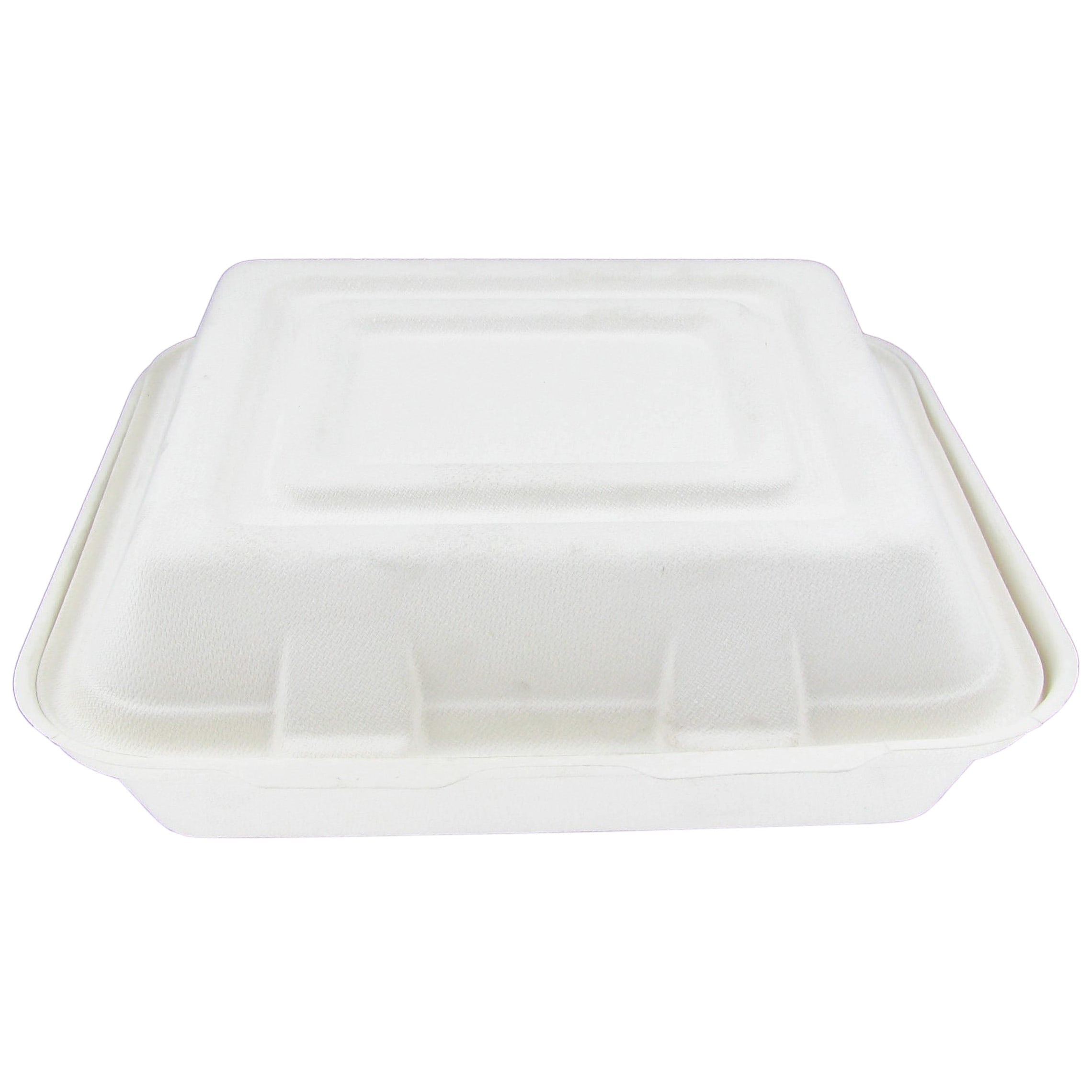 Stalk Market BCS103 Compostable 3-Compartment Container - 200 / CS