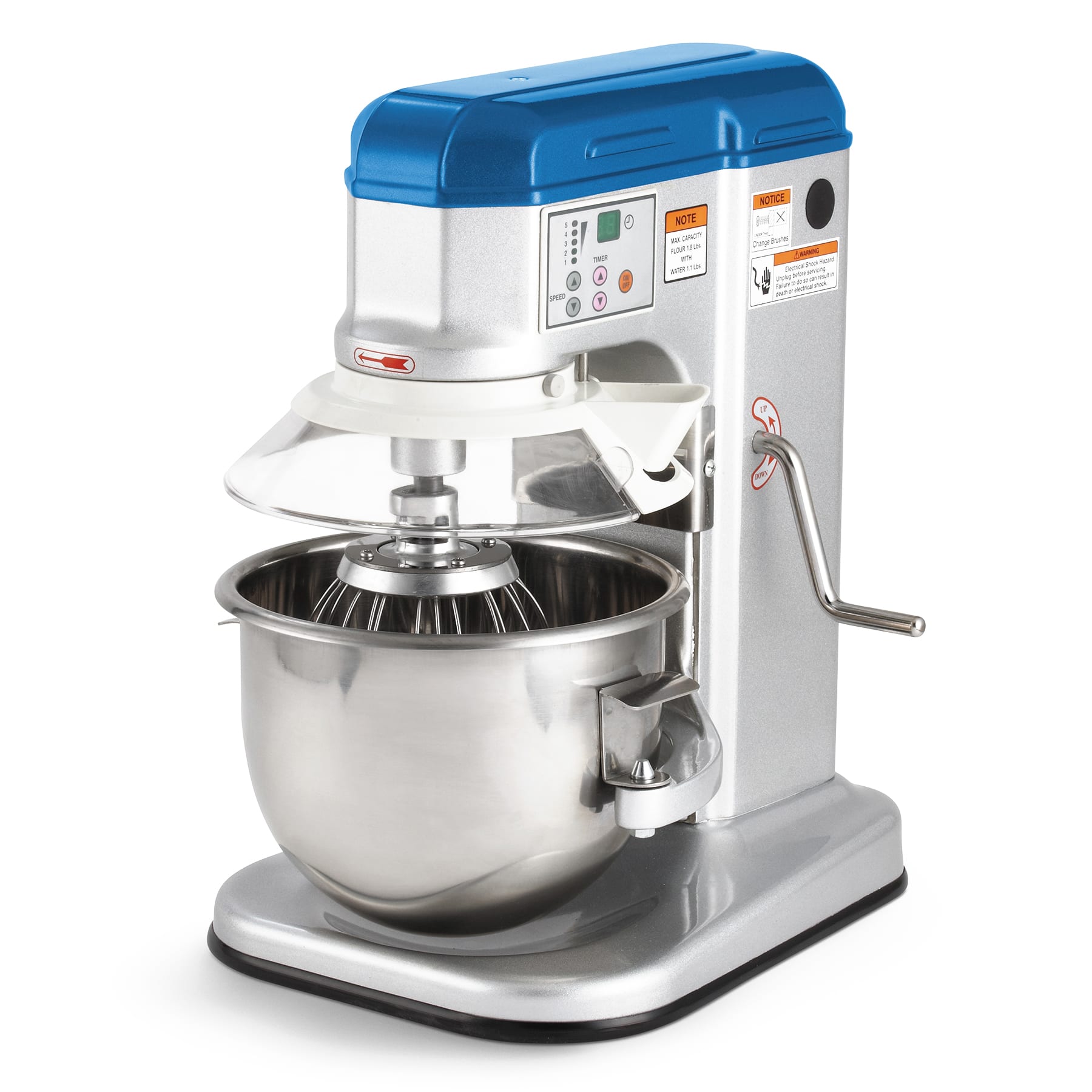 Vollrath® 40755 7 Quart Countertop Mixer with Guard