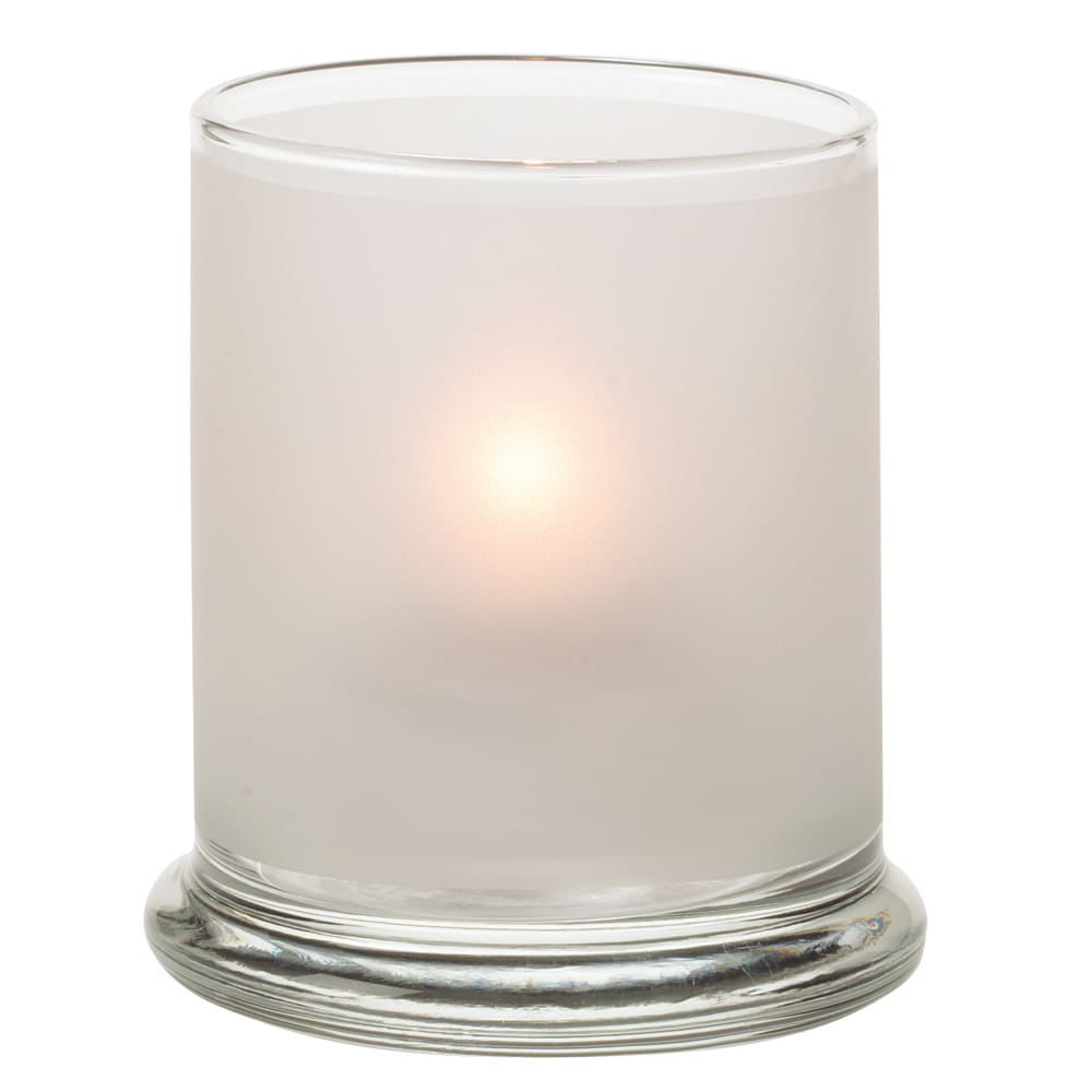 Hollowick® 6147SC Satin Crystal Glass Votive Column Lamp