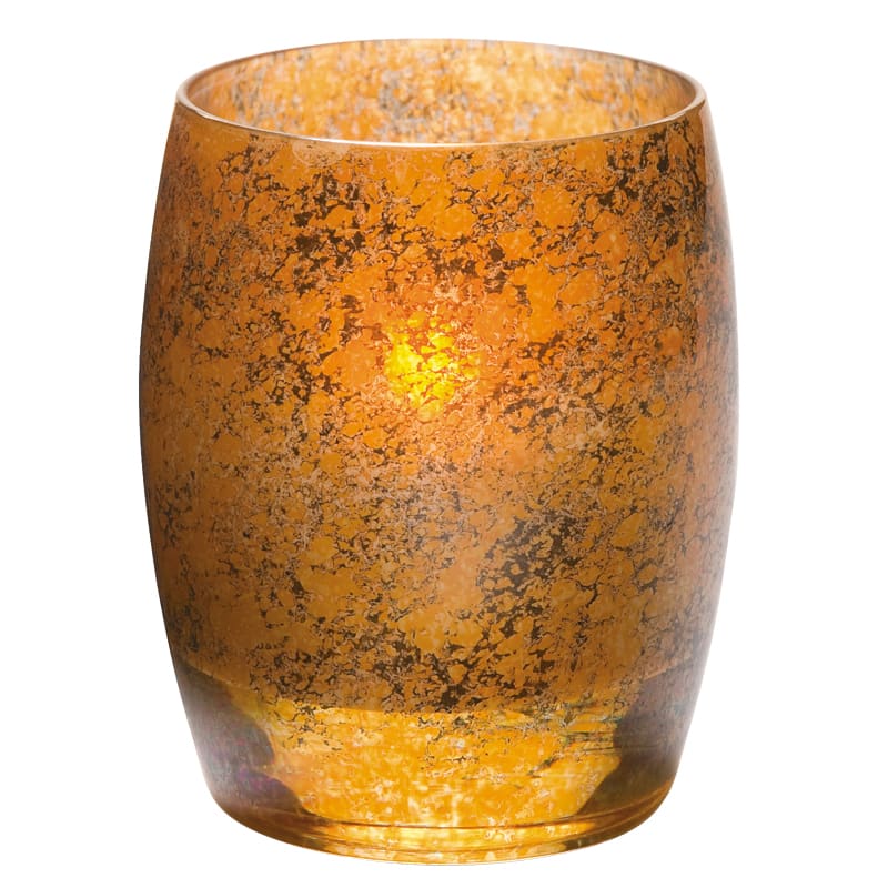 Hollowick® 6404AG Antique Gold Contour Votive Lamp