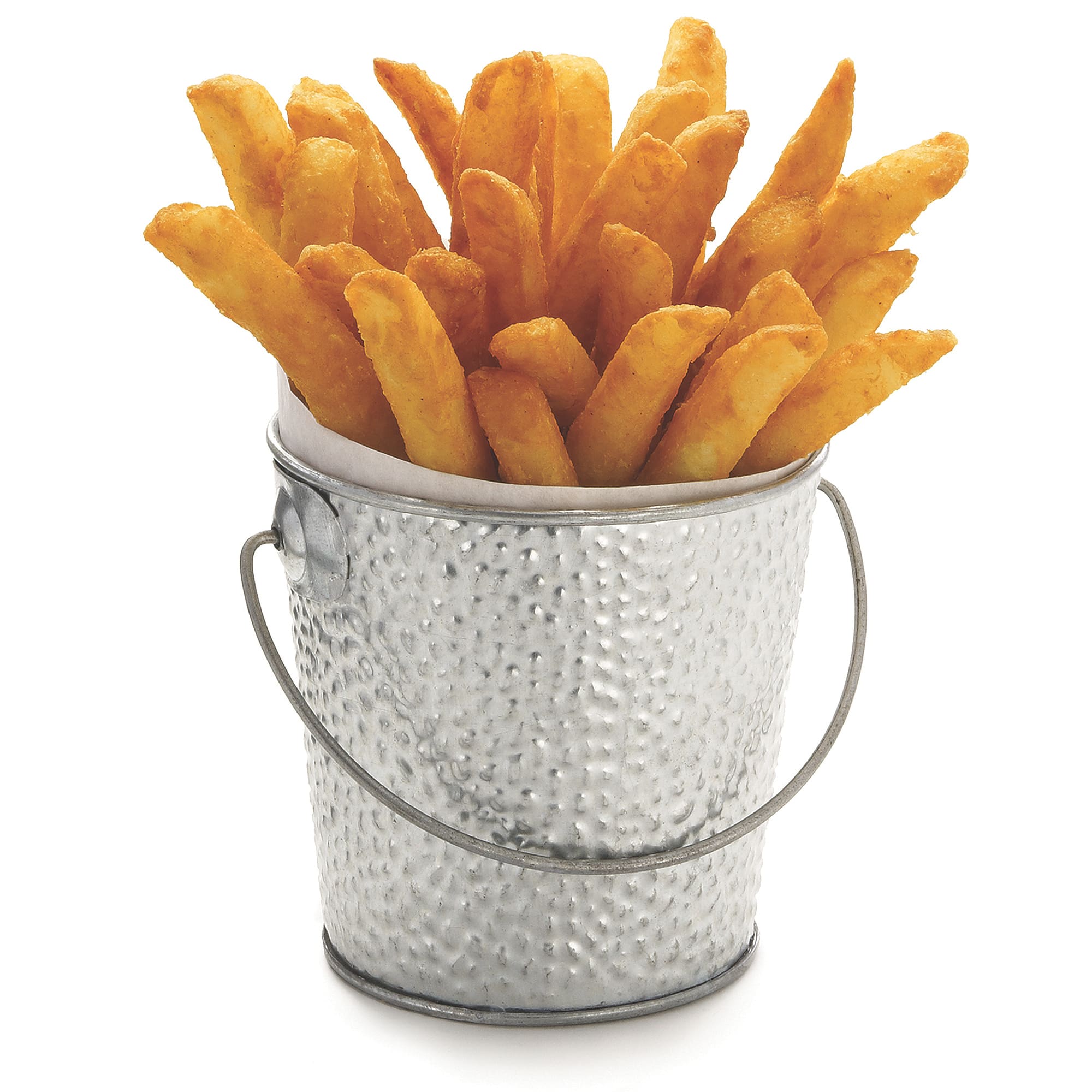 TableCraft GT44 Galvanized Collection 4 Inch Pail with Handle - Dozen