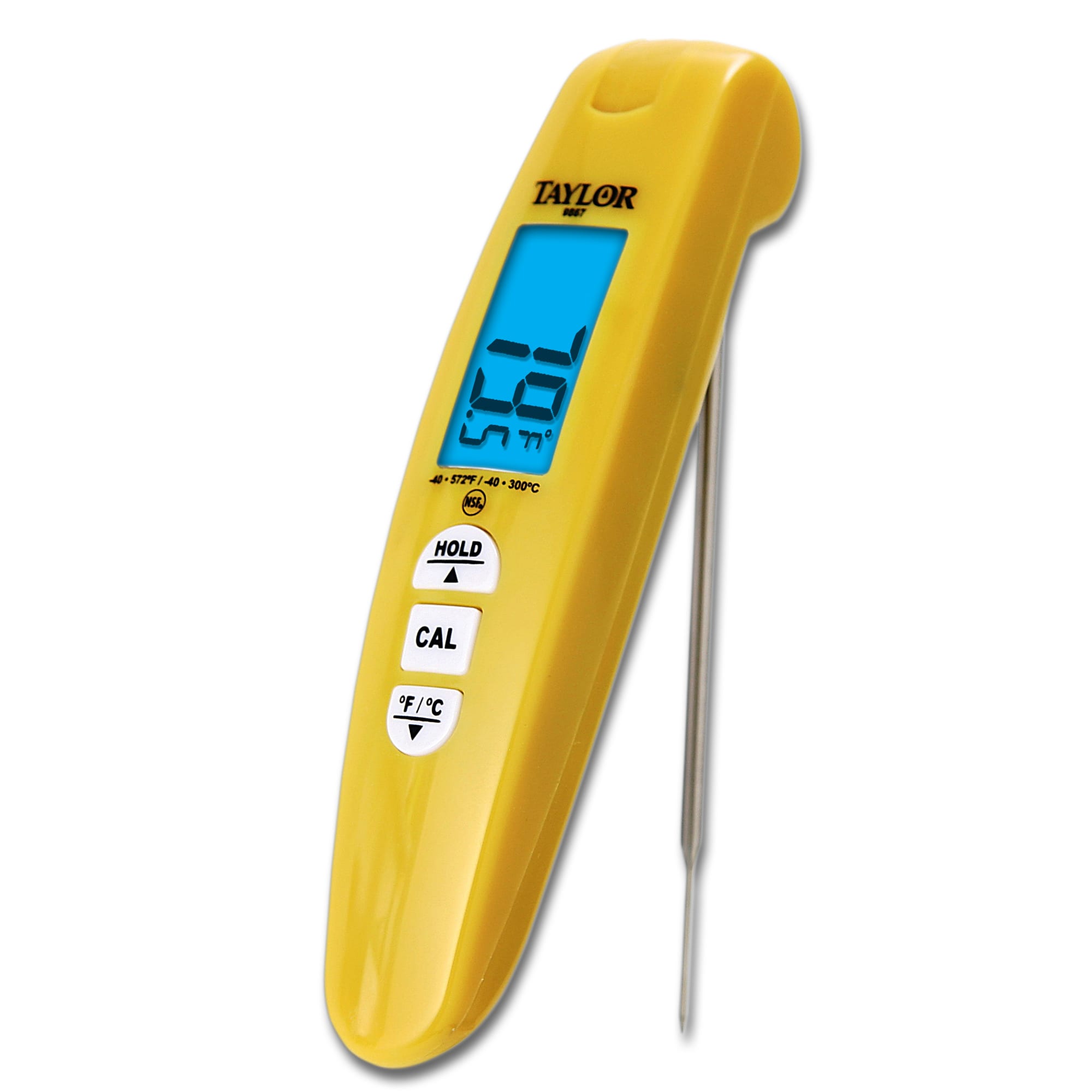 9867FDA Digital Thermometer with Folding Probe