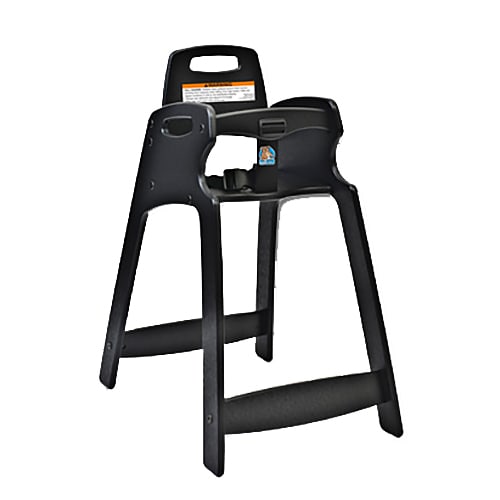 Koala Kare 333-BLK-KD Unassembled Black ECO Chair High Chair