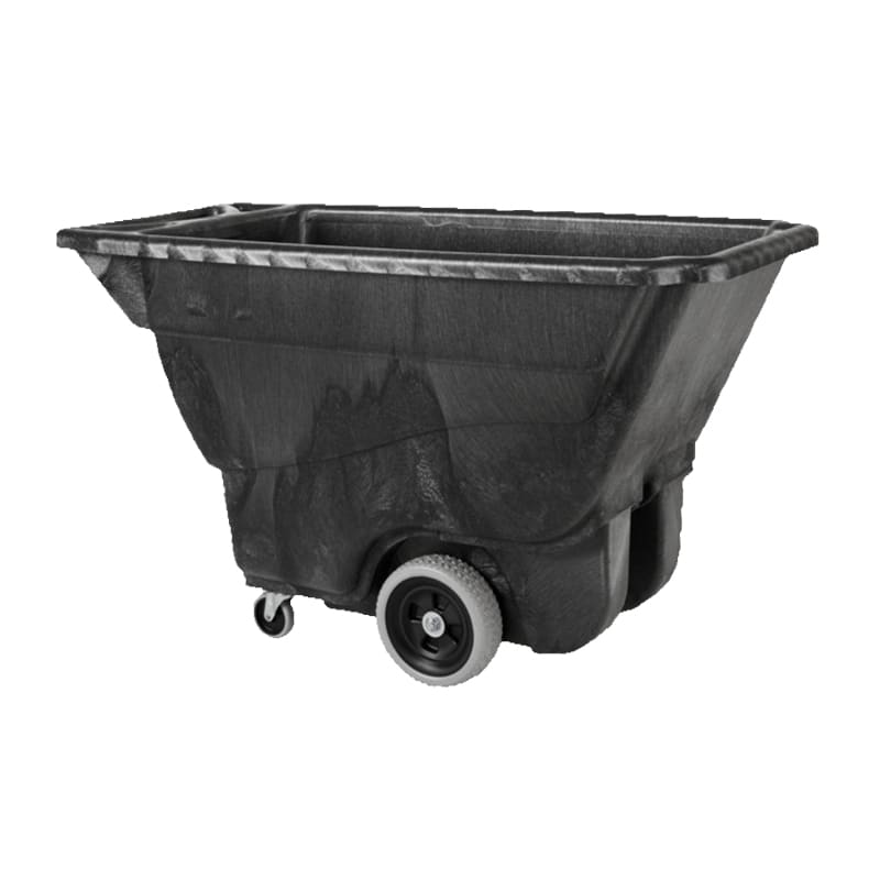 Rubbermaid FG9T1300BLA Black Structural Foam 1/2 Cu. Yard Tilt Truck