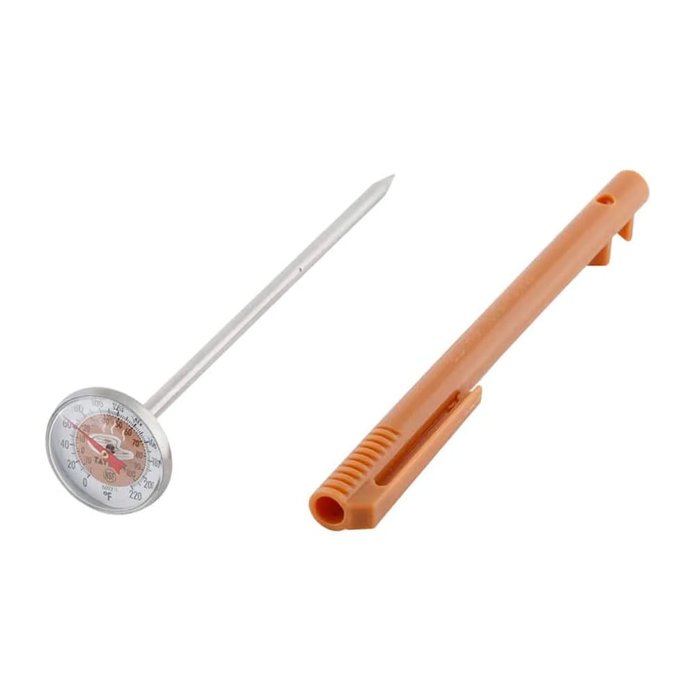 Taylor® 6092NBRBC Brown Instant Read Thermometer for Cooked Meat