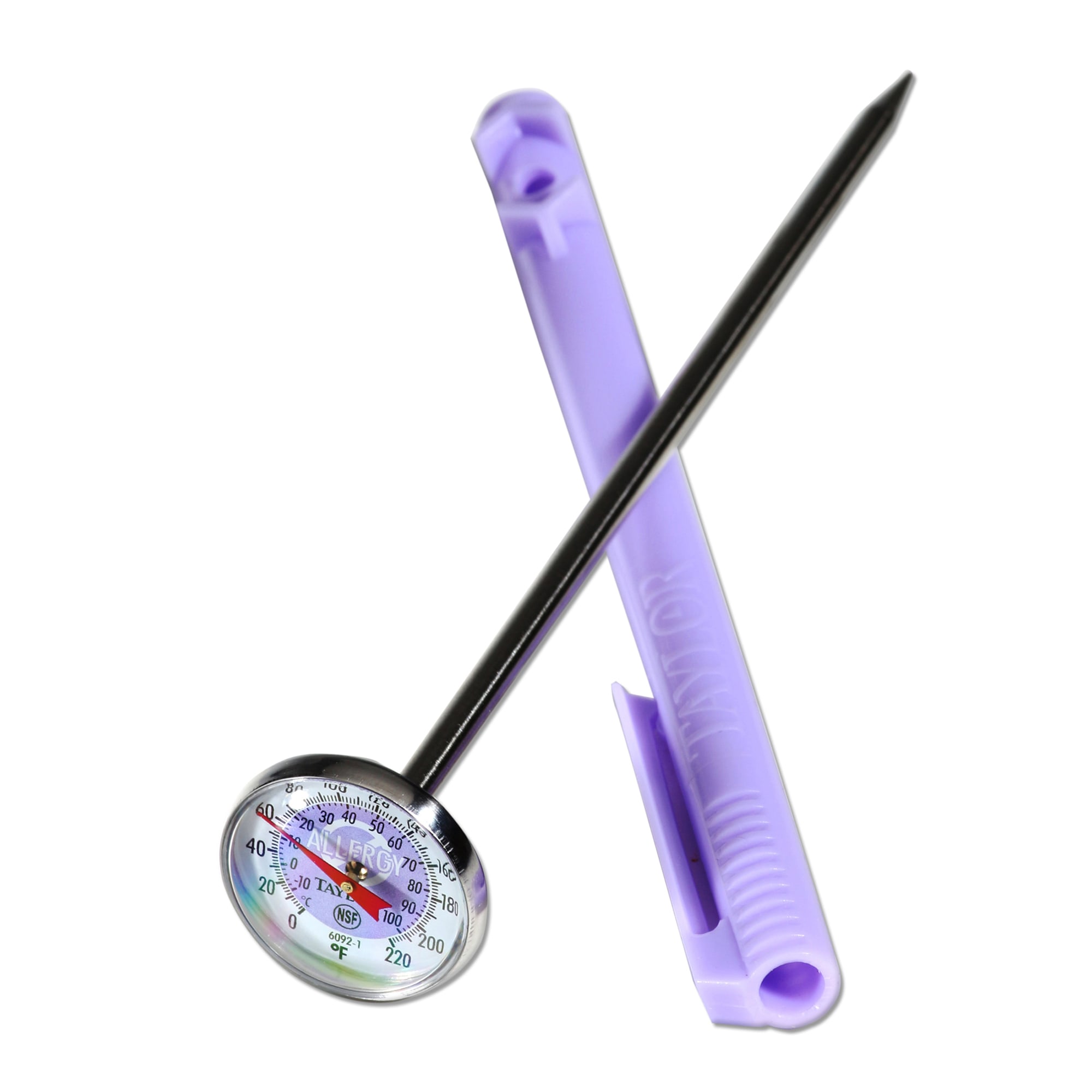 Taylor 6092NPR Purple Instant Read Thermometer for Allergens