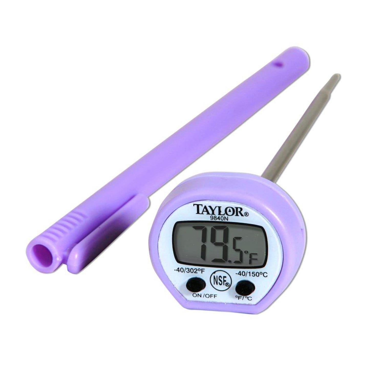 9840PRN Purple Digital Thermometer for Allergens