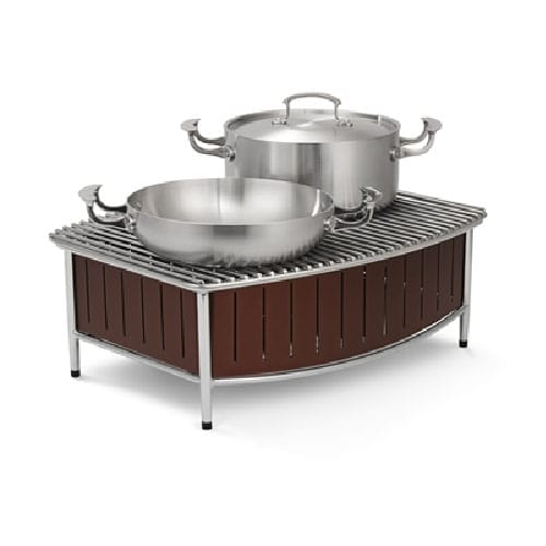 Brown Wire Grill Large Buffet Station