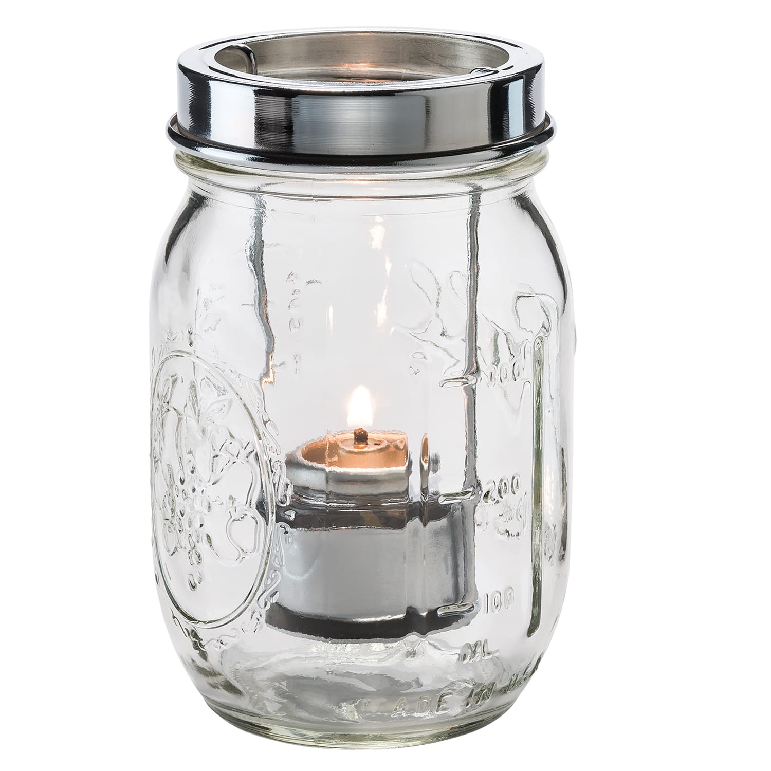Firefly™ Antique Gold Tealight Jar