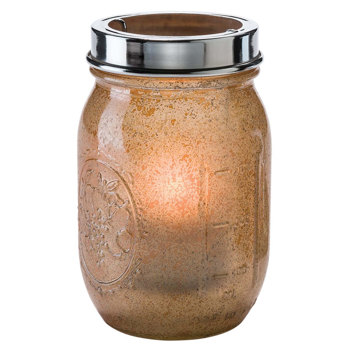 Firefly™ Antique Gold Tealight Jar