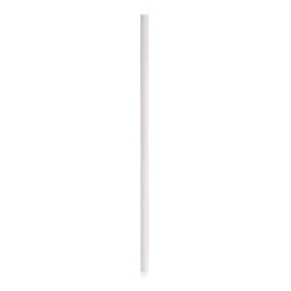 Darling Food Service White 7.75 Paper Straw
