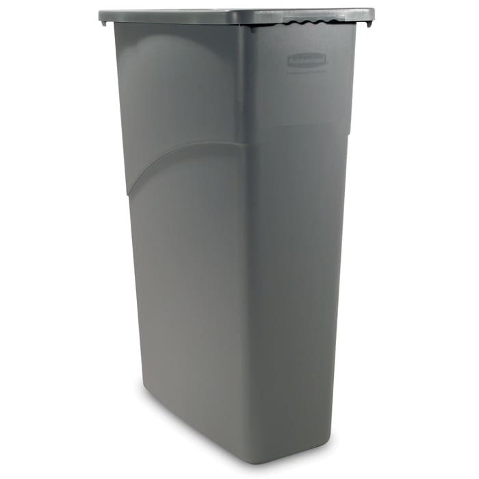 Rubbermaid® FG354099GRAY Slim Jim® 23 Gallon Waste Container