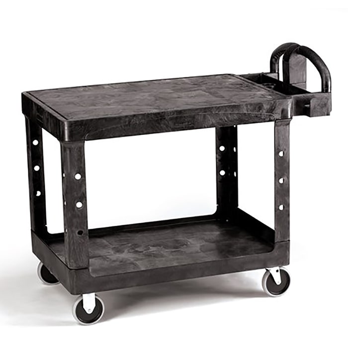 Rubbermaid® FG452500BLA Flat Shelf 44 x 26 x 33 Utility Cart