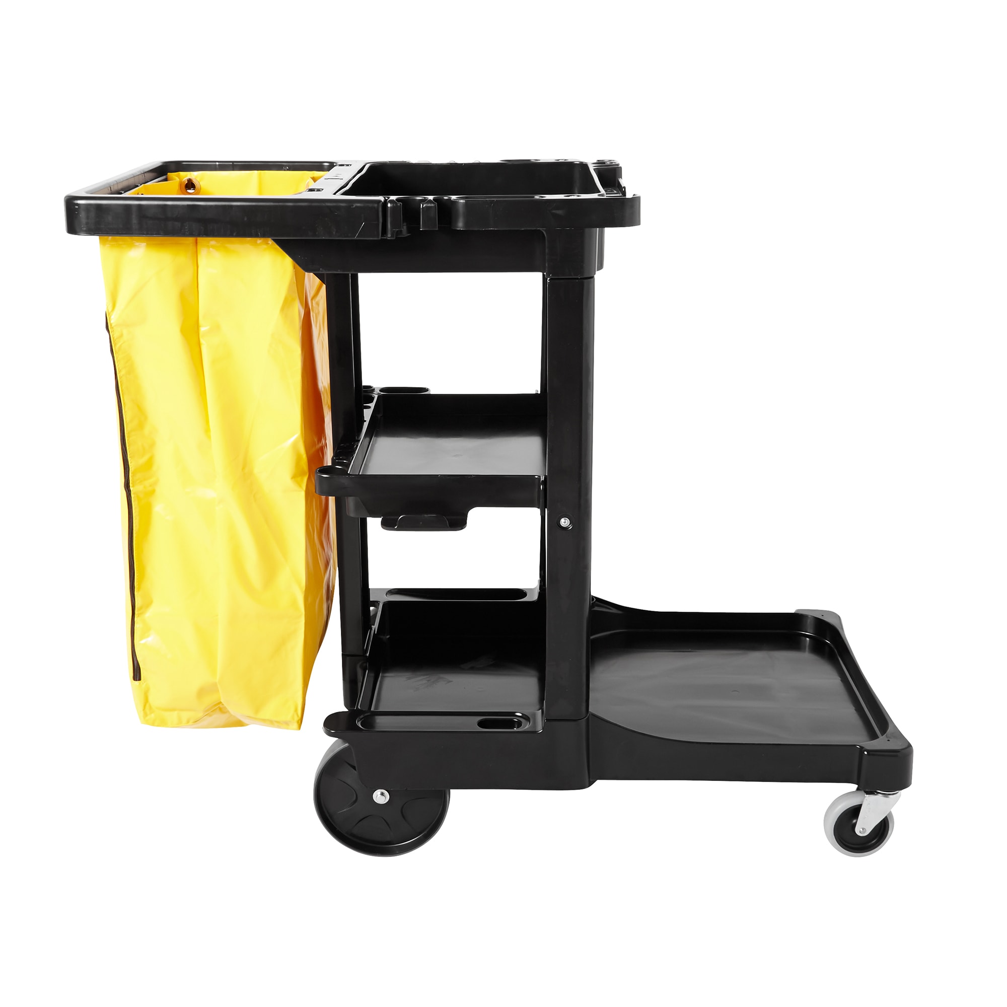 Rubbermaid FG617388BLA Cleaning Cart with 20 Gallon low Vinyl Bag