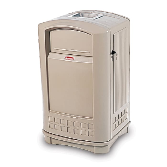 Combination Trash Containers & Cigarette Urns