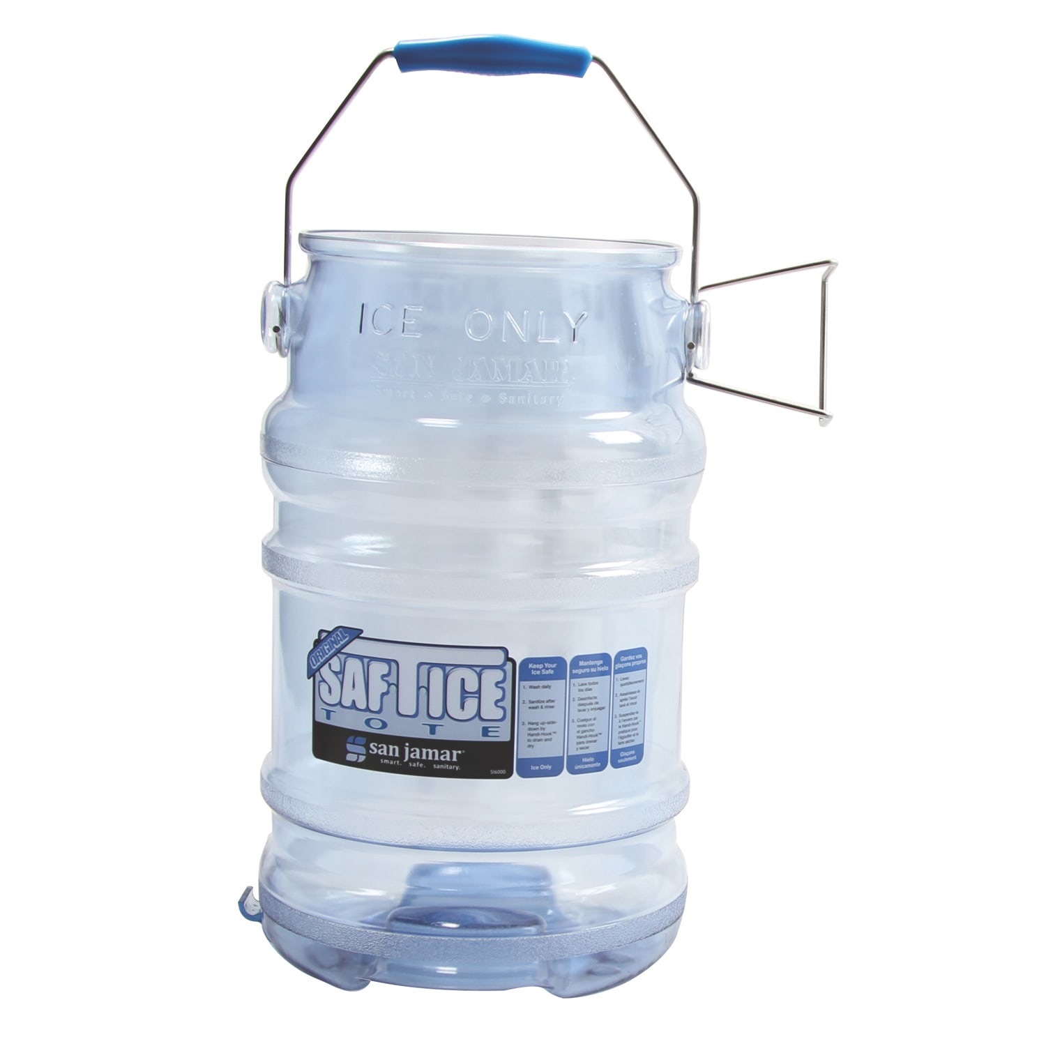 San Jamar® SI6000 Saf-T-Ice® 6-Gallon Tote