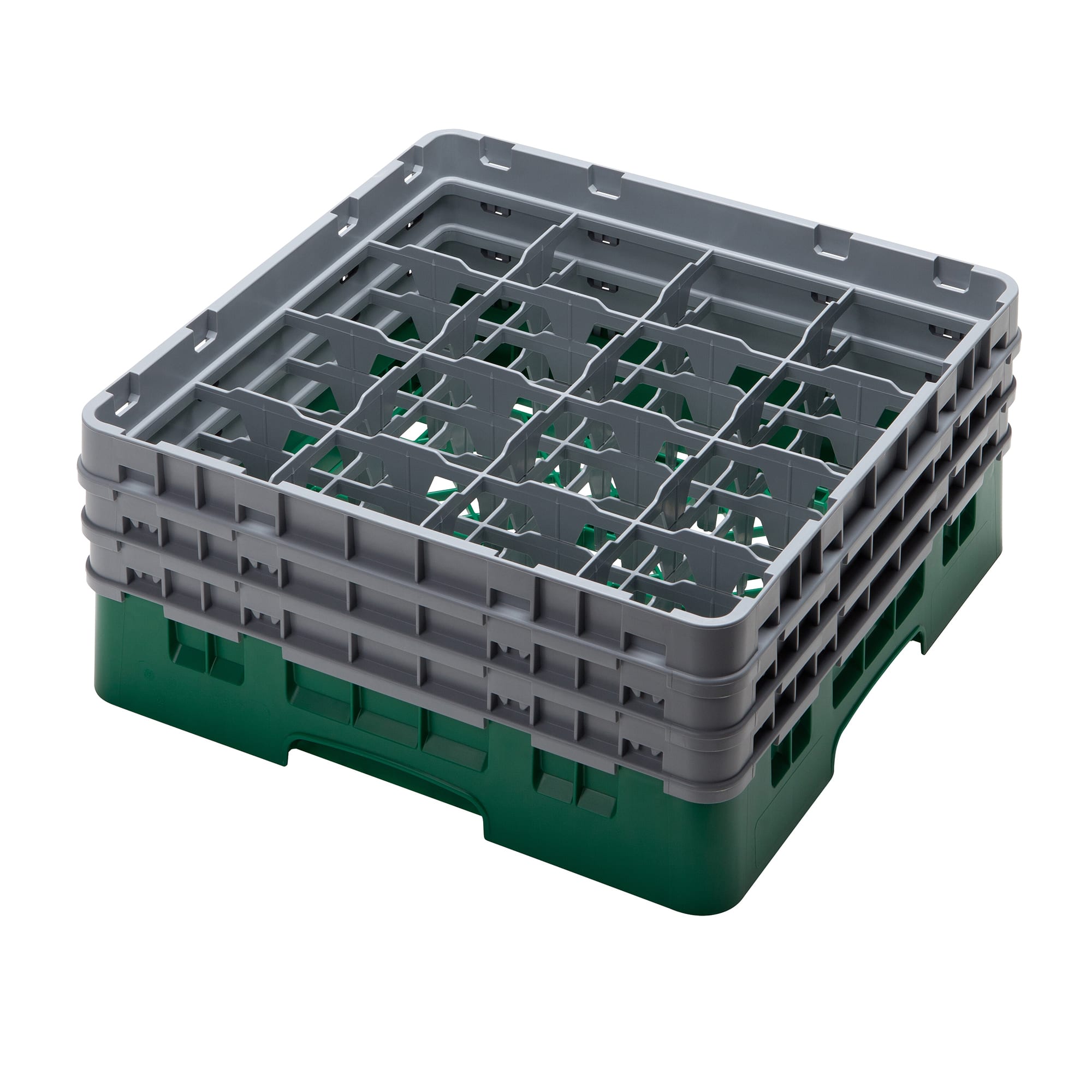 16-Compartment Glass Racks