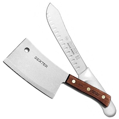 Dexter Russell 965S-6, 6-Piece Set of Steak Knives in Wood Block