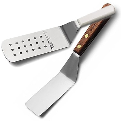 Dexter-Russell 60108 All-Purpose Turner Walnut Handle, Stainless Steel, 5