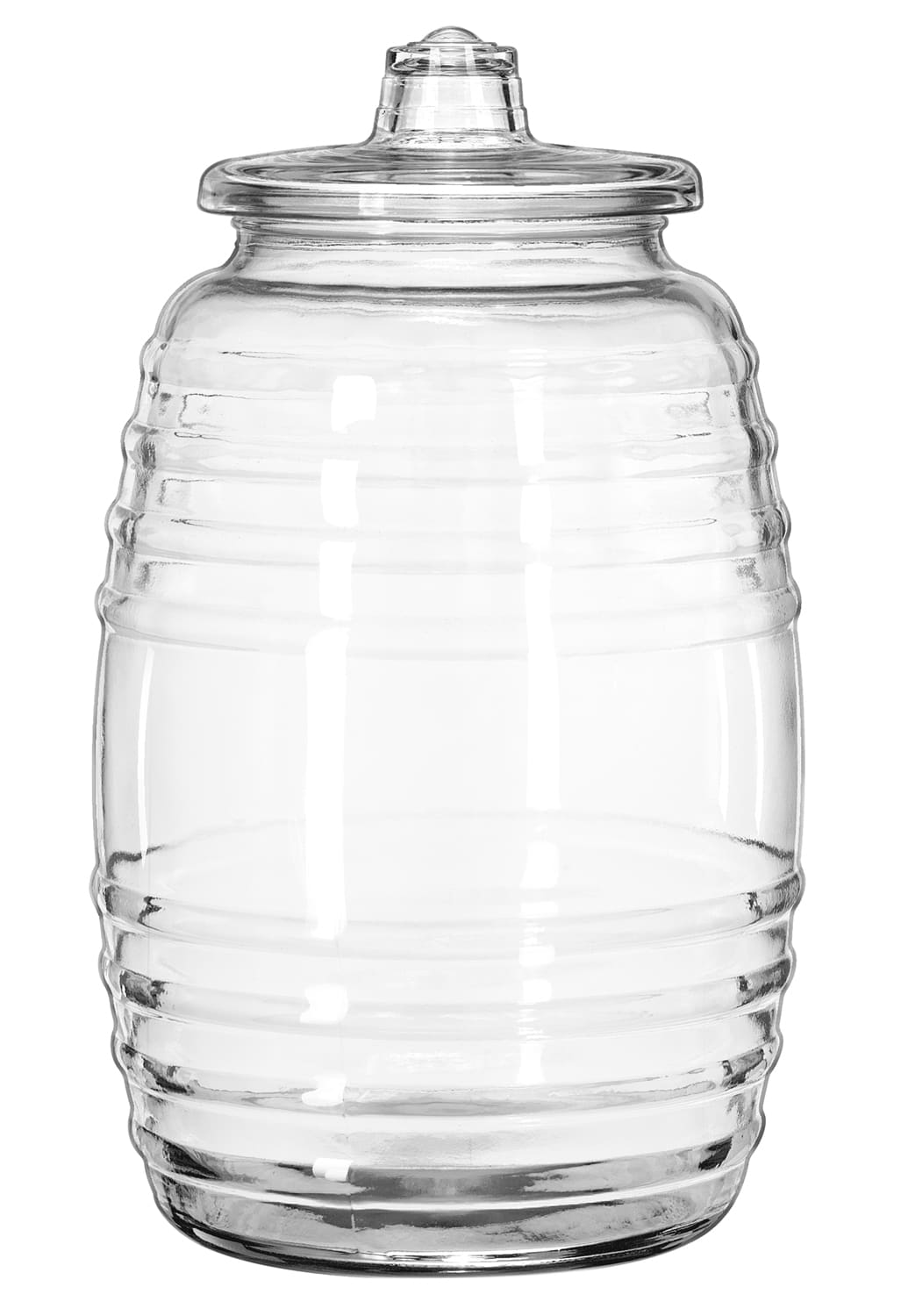 Libbey 9520003 10 Liter Barrel with Lid - 2 / CS | Omega