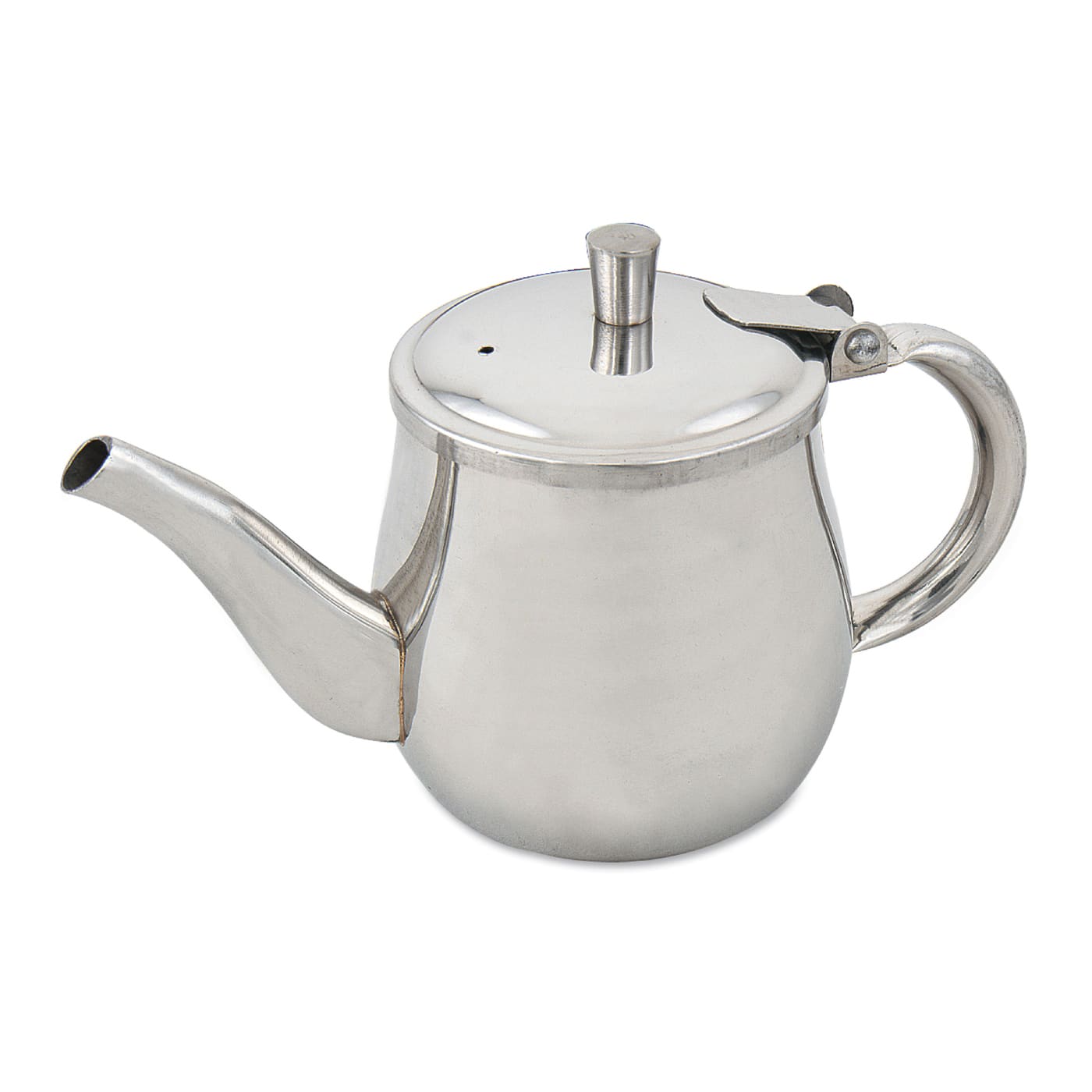 10 Oz Gooseneck Teapot  Stainless Steel Coffee & Tea Serving Pot