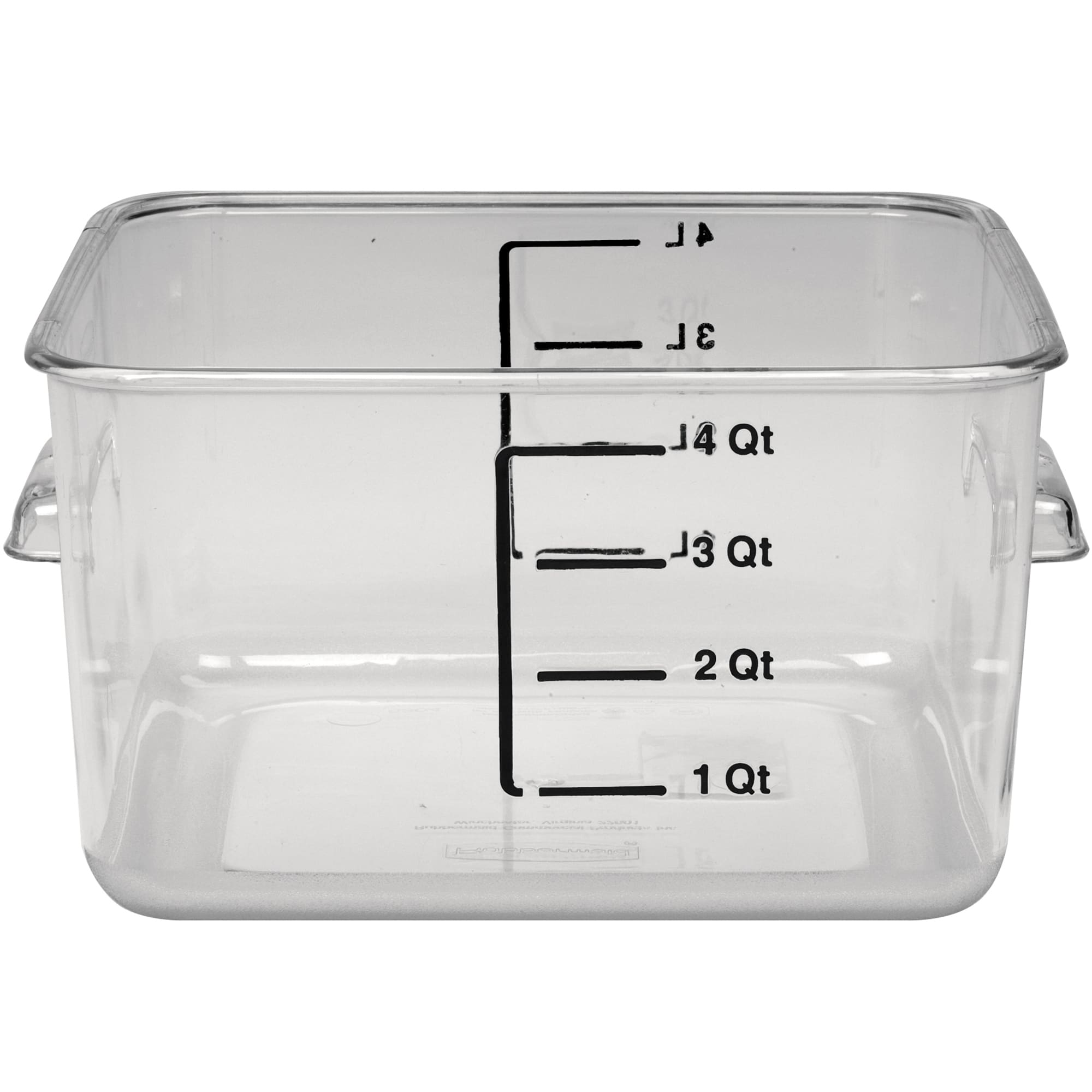 Rubbermaid FG630800CLR Square Food Storage Container 8 Qt - Clear