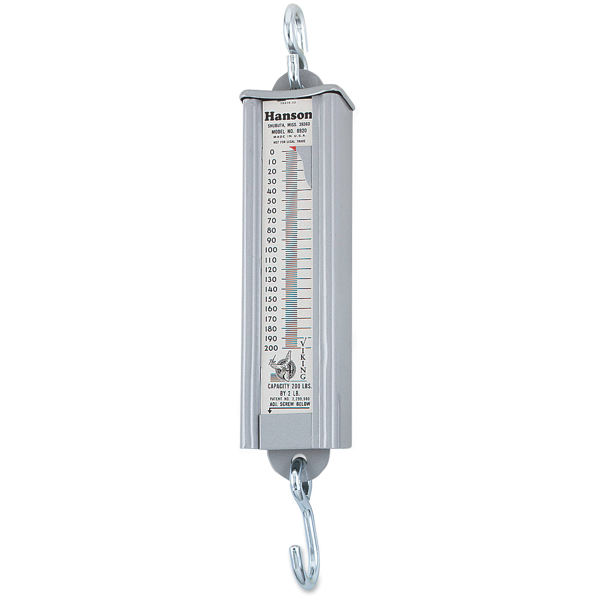 Alegacy Food Service Viking Straight Spring Balance, 200 Lb Capacity ...