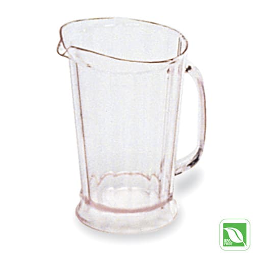 Rubbermaid Bouncer Plastic Pitcher - Polycarbonate - Dishwasher