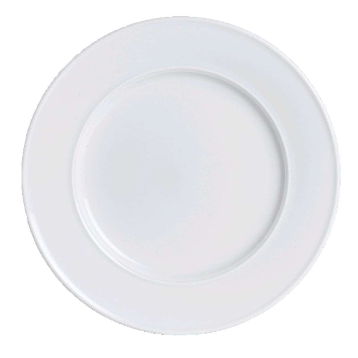 Steelite 6303P403 Argento™ White 9-1/2" Buffet Plate - 24 / CS ...