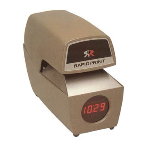 A.B.S. Money Systems ARLE Rapidprint Time Stamp With LED Clock