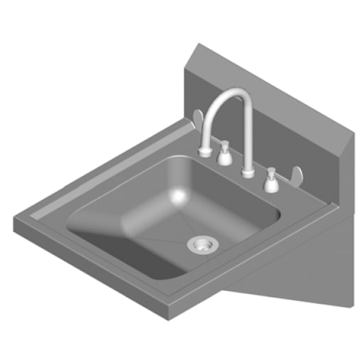 Amtecko DH23 ADA Wall Mount Hand Sink Wasserstrom