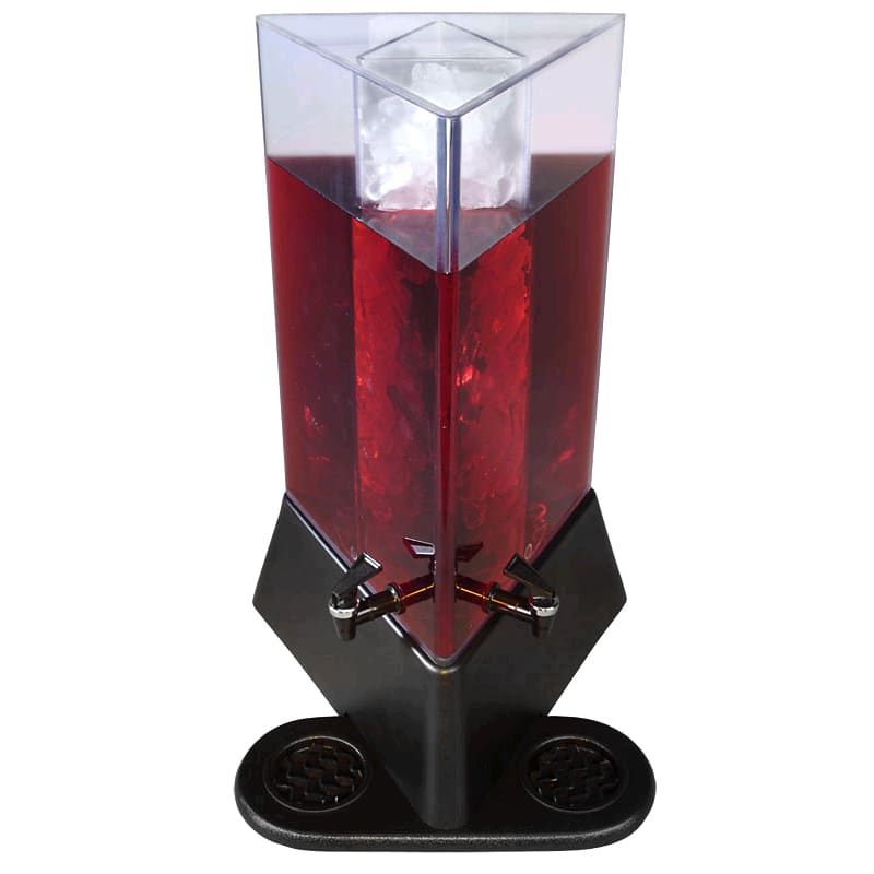 Gourmet Display® Stackable 3-Gal Juice Dispenser w/ Black Faucets ...