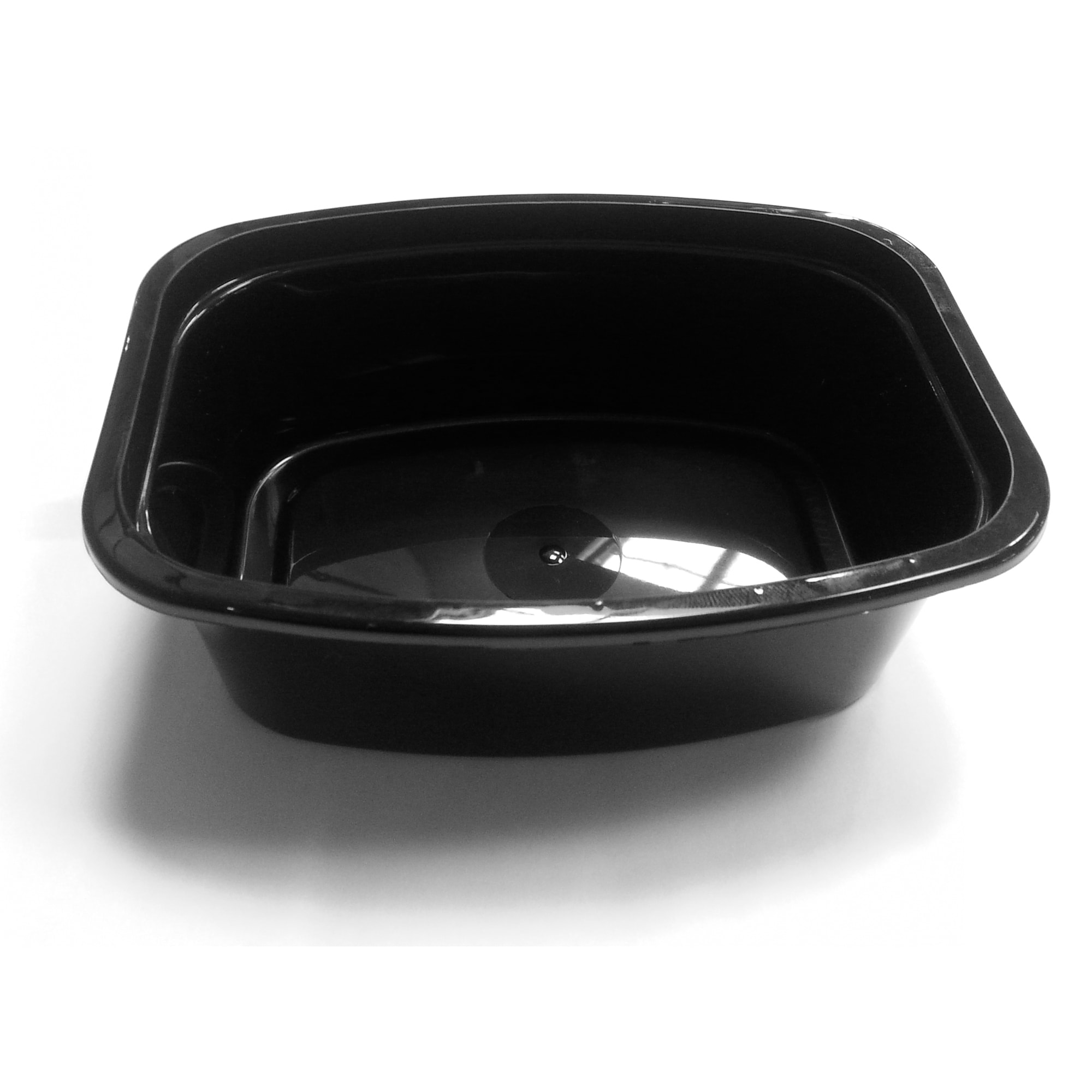 Cube Plastics DR512BB Black 12 Oz. Deli Container 400 / CS