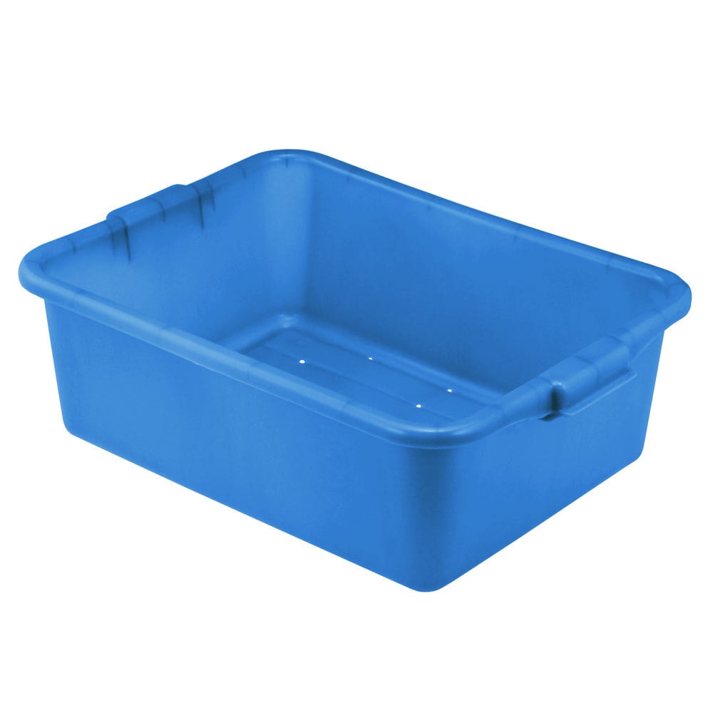 Traex 1511C04 ColorMate Blue 5"H Perforated Drain Box Wasserstrom