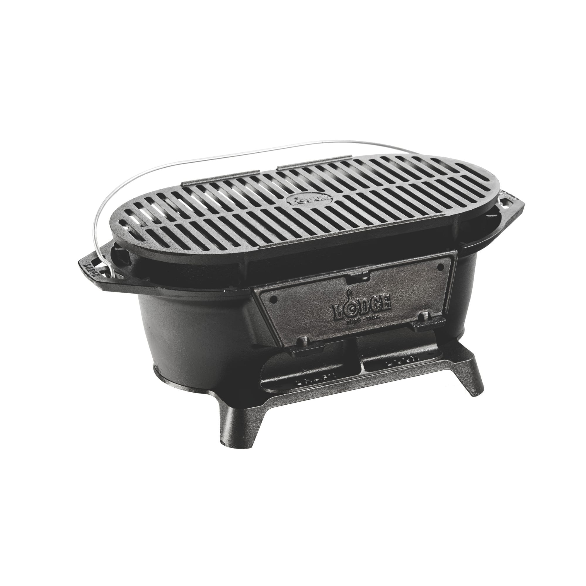 Lodge® L410 Cast Iron Sportsman's Grill | Wasserstrom