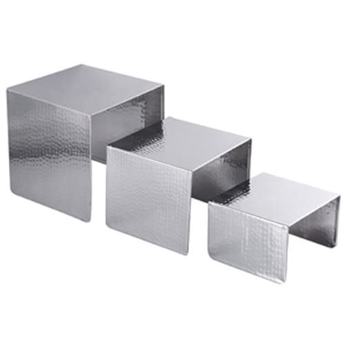 Spring USA® XC3198*3 XCESSories 3-Piece Hammered Risers - Set | Wasserstrom