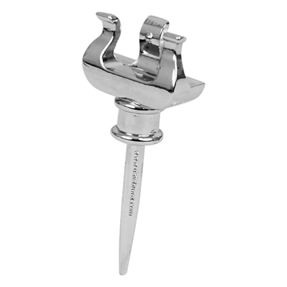 Dalebrook TK36 Zinc Harp Style 2" Card Holder 10 / PK Wasserstrom